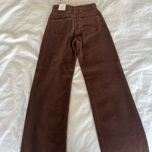 Zara brown corduroy pants